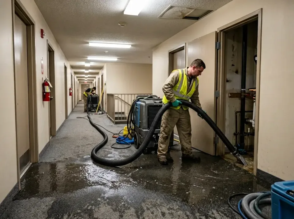 multi-unit-apartment-hallway-f-005 — frequently asked questions, Emergency Burst Pipe Water Extraction & Removal in Lenoir C…